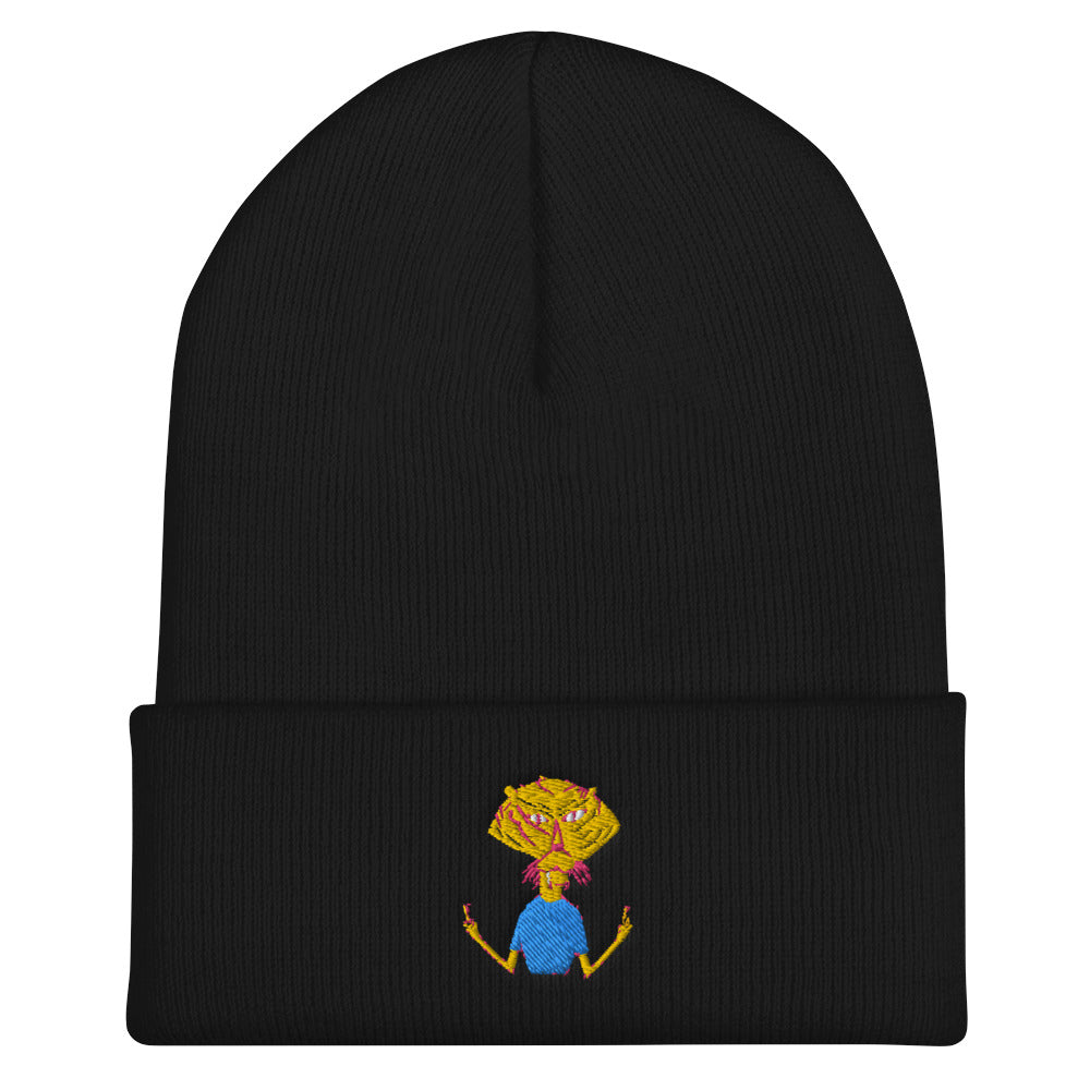 Maneka - Tiger Cuffed Beanie