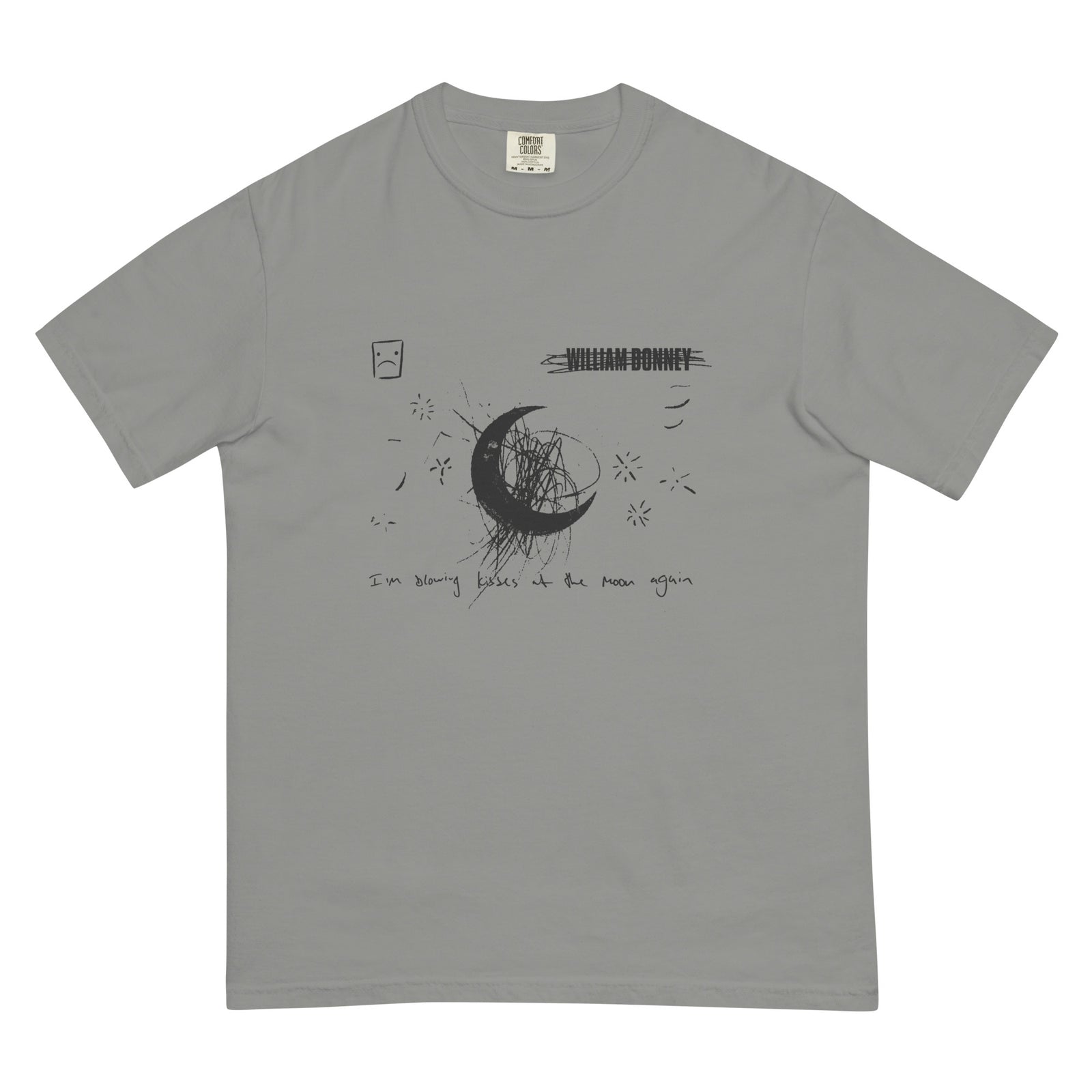 William Bonney - Blowing Kisses garment-dyed heavyweight t-shirt