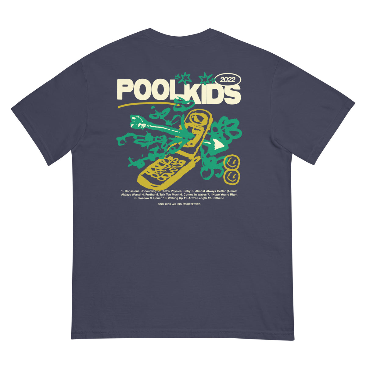Pool Kids - Stars garment-dyed t-shirt